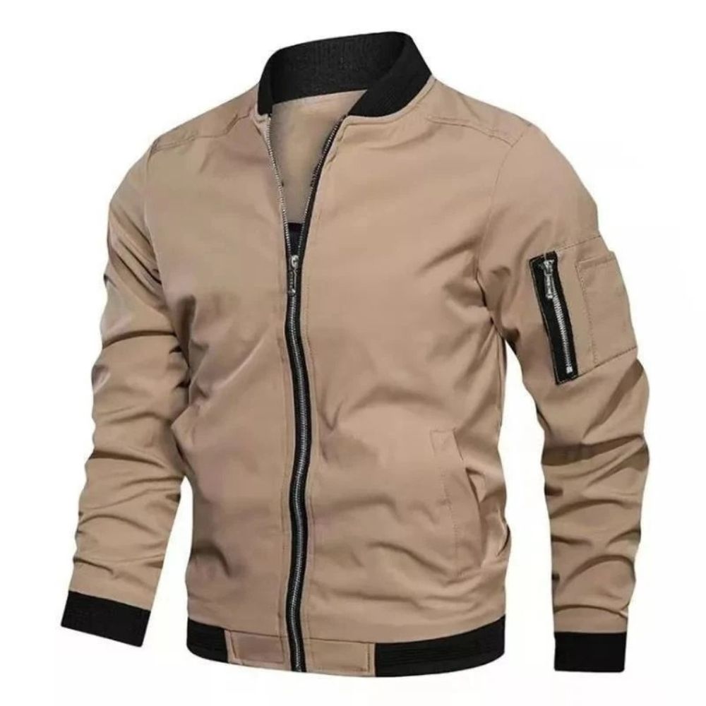 Bomber primaverile leggero da uomo, ideale per le giornate autunnali o primaverili